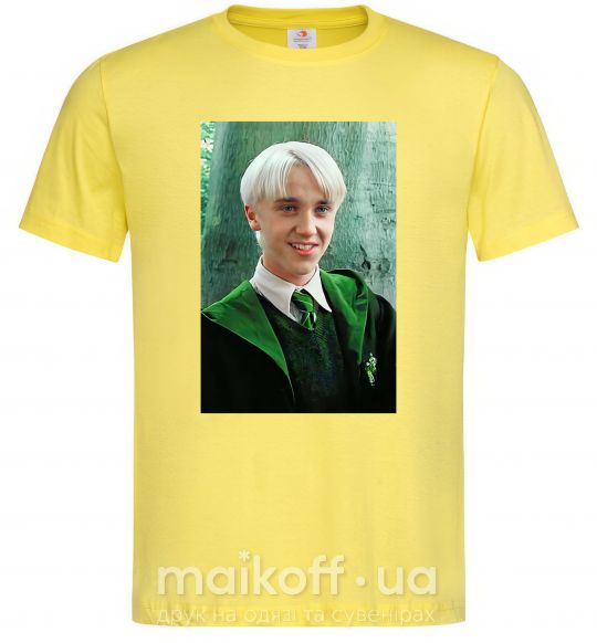 Чоловіча футболка Малфой у мантії Лимонний фото