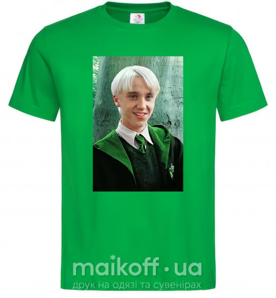 Мужская футболка Малфой у мантії Зеленый фото