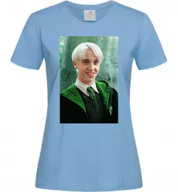 Жіноча футболка Малфой у мантії Блакитний фото
