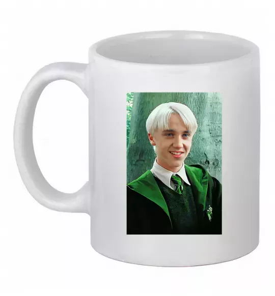 Чашка керамическая Малфой у мантії Белый фото