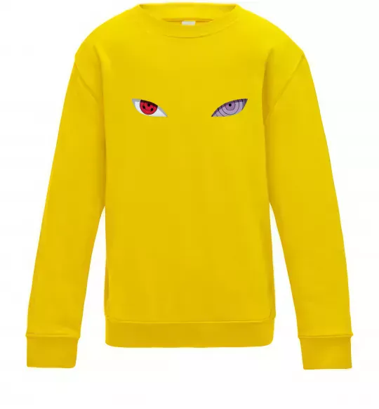 Детский Свитшот Наруто очі Солнечно желтый фото