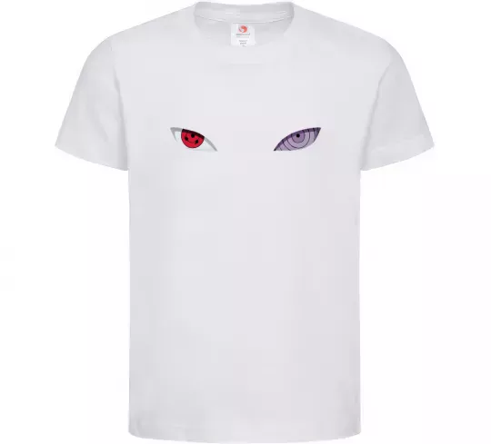 Детская футболка Наруто очі Белый фото