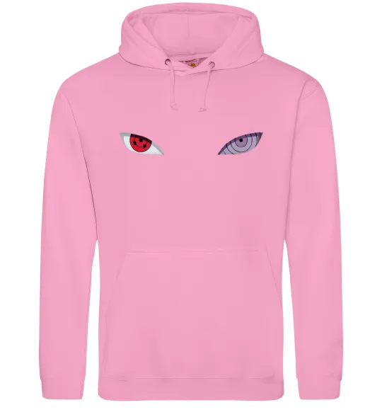 Мужская толстовка (худи) Наруто очі Розовый фото