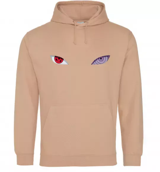 Чоловіча толстовка (худі) Наруто очі Пісочний фото