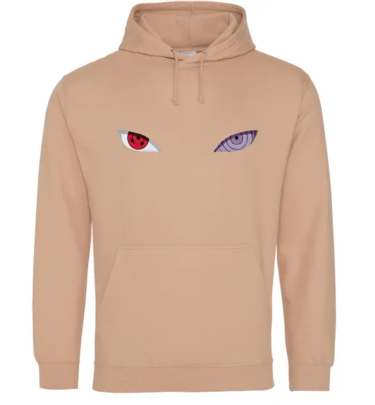 Женская толстовка (худи) Наруто очі Песочный фото