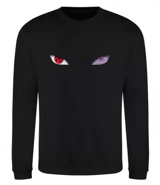 Світшот Наруто очі Чорний фото