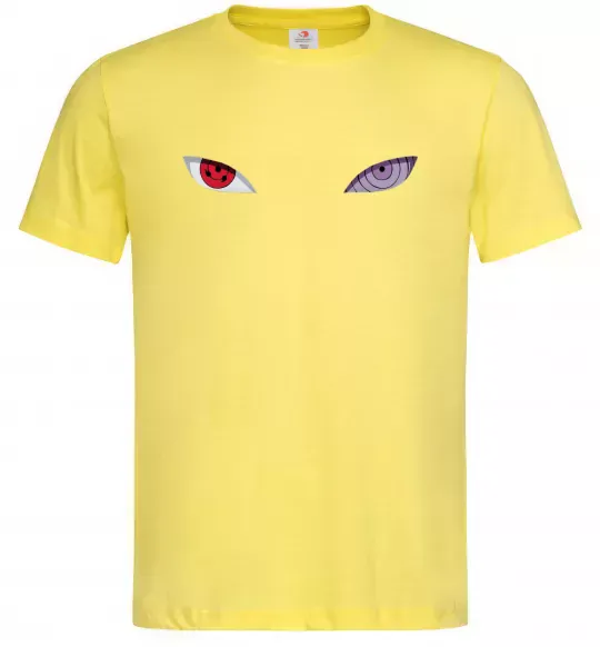 Мужская футболка Наруто очі Лимонный фото