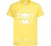 Детская футболка Маленький Йода Лимонный фото
