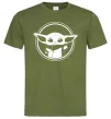 Чоловіча футболка Маленький Йода Оливковий Чоловіча футболка Маленький Йода Оливковий фото