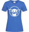 Жіноча футболка Маленький Йода Яскраво-синій Жіноча футболка Маленький Йода Яскраво-синій фото