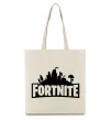 Эко-сумка Fortnite logo Бежевый Эко-сумка Fortnite logo Бежевый фото