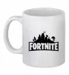 Чашка керамічна Fortnite logo Білий фото