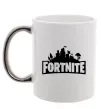 Чашка с цветной ручкой Fortnite logo Серебро Чашка с цветной ручкой Fortnite logo Серебро фото
