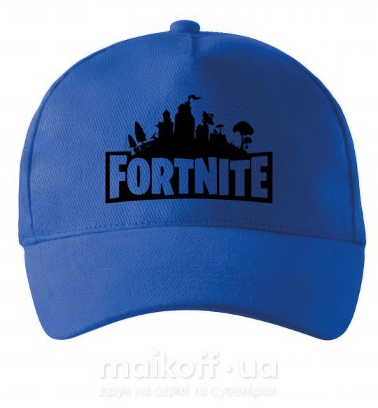 Кепка Fortnite logo Яскраво-синій фото