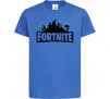 Дитяча футболка Fortnite logo Яскраво-синій фото