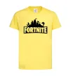 Дитяча футболка Fortnite logo Лимонний фото