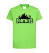 Дитяча футболка Fortnite logo Лаймовий фото