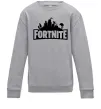 Детский Свитшот Fortnite logo Серый меланж фото