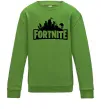 Детский Свитшот Fortnite logo Лаймовый фото