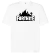 Футболка Оверсайз Fortnite logo Білий фото