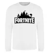 Світшот Fortnite logo Білий фото