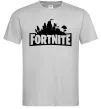 Чоловіча футболка Fortnite logo Сірий фото