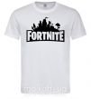 Чоловіча футболка Fortnite logo Білий фото