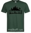 Чоловіча футболка Fortnite logo Темно-зелений фото