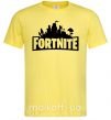 Мужская футболка Fortnite logo Лимонный фото
