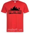 Чоловіча футболка Fortnite logo Червоний фото