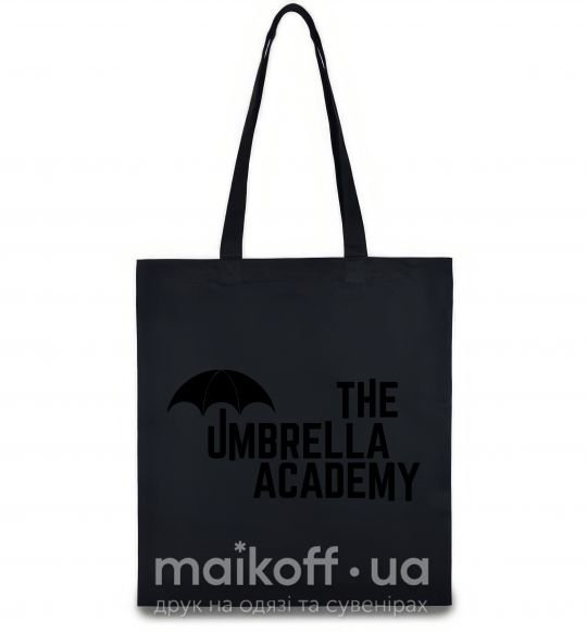 Эко-сумка The umbrella academy logo Черный фото