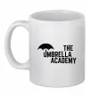 Чашка керамічна The umbrella academy logo Білий фото