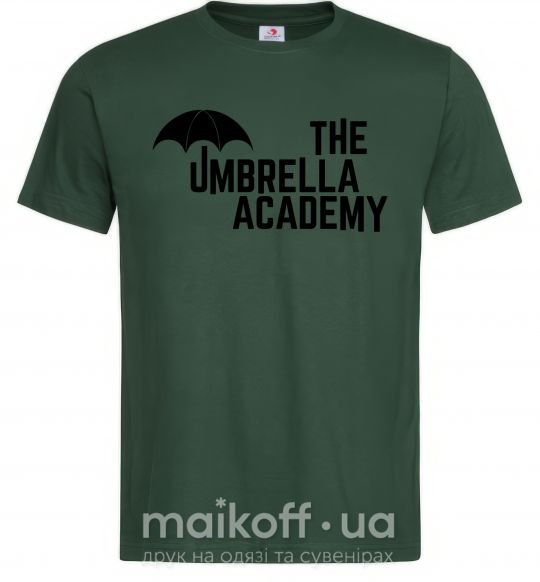 Мужская футболка The umbrella academy logo Темно-зеленый фото
