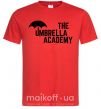 Мужская футболка The umbrella academy logo Красный фото