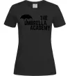 Женская футболка The umbrella academy logo Черный фото