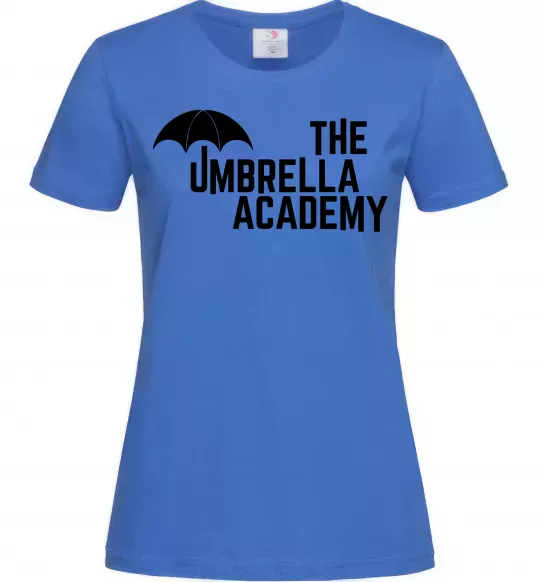Женская футболка The umbrella academy logo Ярко-синий фото