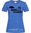 Жіноча футболка The umbrella academy logo Яскраво-синій фото