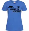 Женская футболка The umbrella academy logo Ярко-синий фото