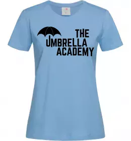 Женская футболка The umbrella academy logo Голубой фото