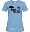 Жіноча футболка The umbrella academy logo Блакитний фото