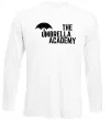 Лонгслів The umbrella academy logo Білий Лонгслів The umbrella academy logo Білий фото