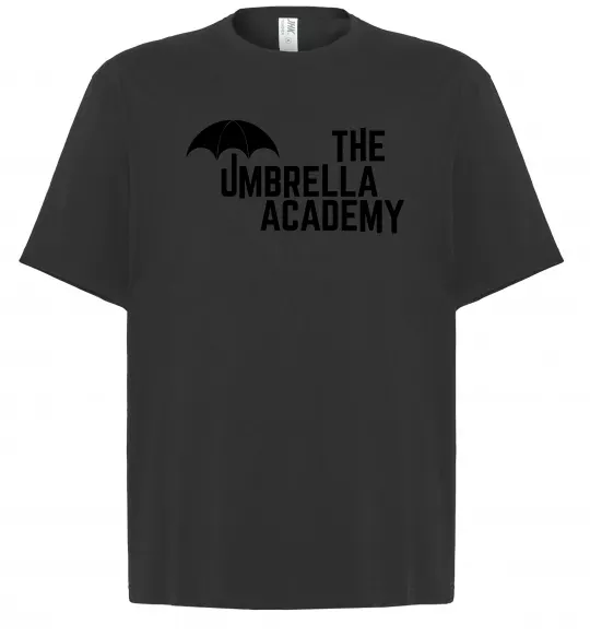 Футболка Оверсайз The umbrella academy logo Черный фото