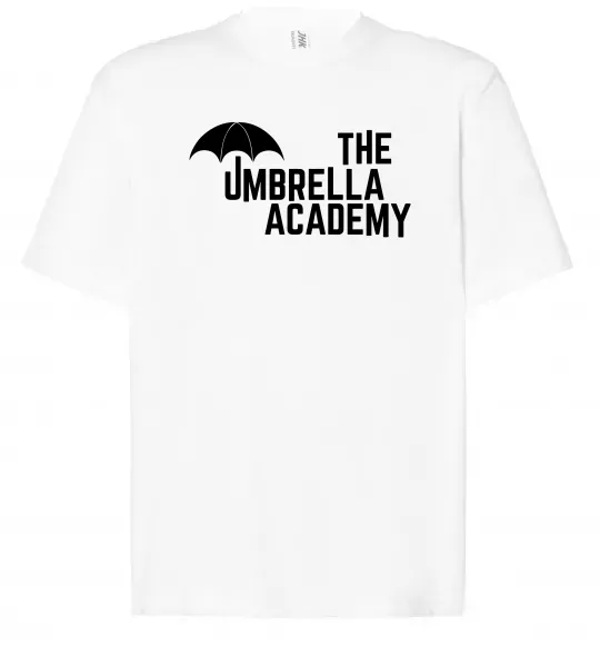 Футболка Оверсайз The umbrella academy logo Белый фото