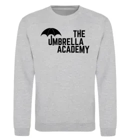 Свитшот The umbrella academy logo Серый меланж фото