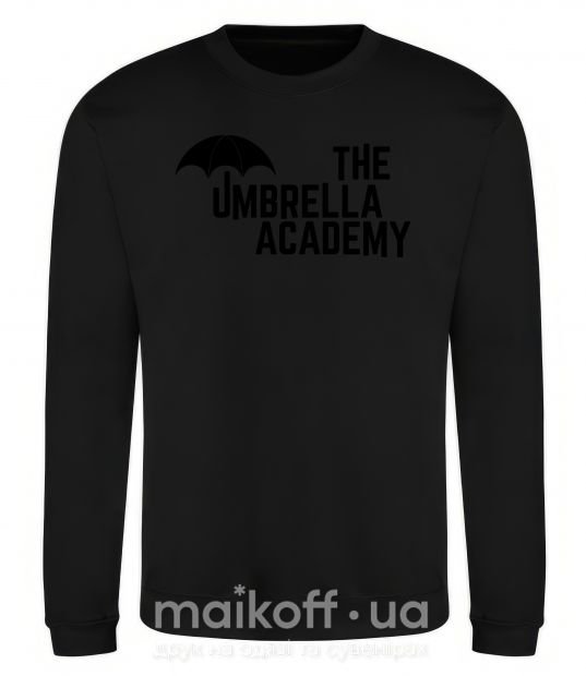 Свитшот The umbrella academy logo Черный фото