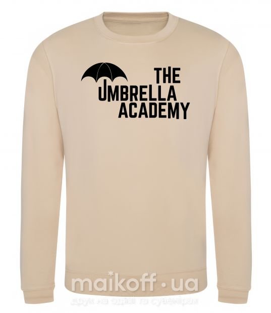 Світшот The umbrella academy logo Пісочний фото