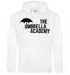 Мужская толстовка (худи) The umbrella academy logo Белый фото
