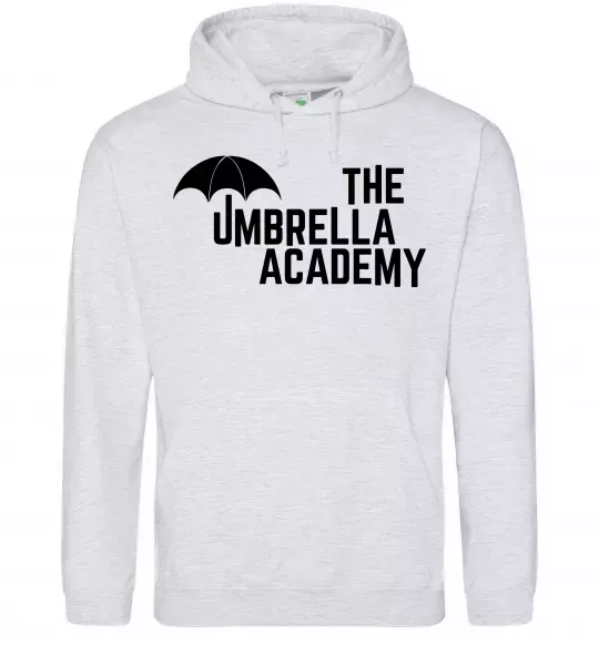 Мужская толстовка (худи) The umbrella academy logo Серый меланж фото