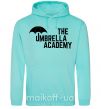 Мужская толстовка (худи) The umbrella academy logo Мятный фото