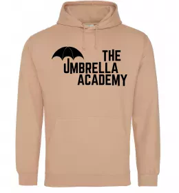 Женская толстовка (худи) The umbrella academy logo Песочный фото